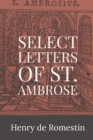Select Letters of St. Ambrose - Book