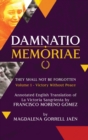 Damnatio Memoriae - VOLUME I : Victory Without Peace: They Shall Not Be Forgotten - Book