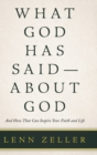What God Has Said-About God : And How That Can Inspire Your Faith and Life - Book