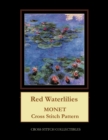 Red Waterlilies : Monet cross stitch pattern - Book