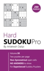 Hard Sudoku Pro : Book for Experienced Puzzlers (200 puzzles) Vol. 38 - Book
