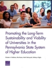 Promoting the Long-Term Sustainability and Viability of Universities in the Pennsylvania State System of Higher Education - Book