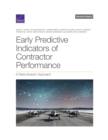 Early Predictive Indicators of Contractor Performance : A Data-Analytic Approach - Book