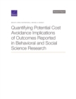 Quantifying Potential Cost Avoidance Implications of Outcomes Reported in Behavioral and Social Science Research - Book