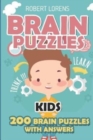 Brain Puzzles Kids : Paint Area Puzzles - 200 Brain Puzzles with Answers - Book