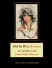 Girl in Blue Bonnet : Vintage Art Cross Stitch Pattern - Book