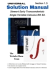 Solution Manual : Stewart Early Transcendentals Single Variable Calculus 8th Ed.: Chapter 1 - Section 3 - Book