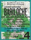 Hiking Around Bariloche Map 4 Los Alerces National Park, Esquel, Trevelin, Lago Futalaufquen Complete Trekking/Hiking/Walking Topographic Map Atlas Argentina Patagonia 1 : 75000: Trails, Hikes & Walks - Book