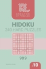Creator of puzzles - Hidoku 240 Hard (Volume 10) - Book