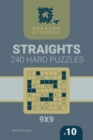 Creator of puzzles - Straights 240 Hard (Volume 10) - Book