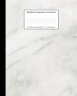 Marbled Composition Notebook : White Marble Paper | Wide Ruled Notebook/Journal Paper - Book