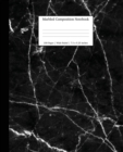 Marbled Composition Notebook : Black Marble Paper | Wide Ruled Notebook/Journal Paper - Book