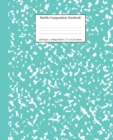 Marble Composition Notebook College Ruled : Turquoise Marble Notebooks, School Supplies, Notebooks for School - Book