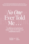 No One Ever Told Me : A collection of motherhood stories to get you through your postpartum journey. - Book