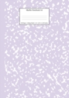 Marble Notebook A4 : Lilac Purple College Ruled Journal - Book