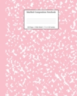 Marbled Composition Notebook : Pink Marble Wide Ruled Paper Subject Book - Book