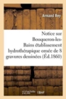 Notice Sur Bouqueron-Les-Bains Etablissement Hydrotherapique - Book