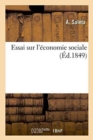 Essai Sur l'Economie Sociale - Book