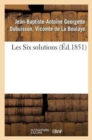 Les Six Solutions - Book