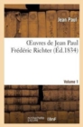 Oeuvres de Jean Paul Fr?d?ric Richter.Volume 1 : Titan - Book