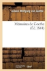 M?moires de Goethe - Book