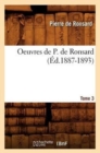 Oeuvres de P. de Ronsard. Tome 3 (?d.1887-1893) - Book