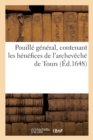 Pouille General, Contenant Les Benefices de l'Archeveche de Tours - Book