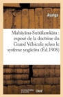 Mahayana-Sutralamkara: Expose de la Doctrine Du Grand Vehicule Selon Le Systeme Yogacara - Book