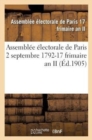 Assemblee Electorale de Paris 2 Septembre 1792-17 Frimaire an II - Book