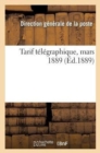 Tarif Telegraphique, Mars 1889 - Book