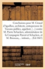 Conclusions Pour M. Giraud d'Aguillon, Architecte, Entrepreneur de Travaux Publics - Book