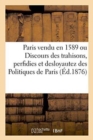Paris Vendu En 1589 - Book