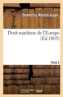 Droit Maritime de l'Europe. Tome 2 - Book