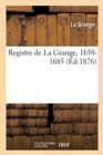 Registre de la Grange, 1658-1685 - Book