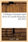 Catalogue d'Estampes Apres Deces de Camille Roqueplan - Book