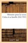 Memoire Pour La Veuve Calas Et Sa Famille - Book