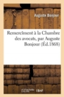 Remerciment A La Chambre Des Avocats - Book