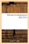 Decrets Et Ordonnances - Book