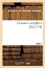 Oeuvres Completes Tome 1 - Book