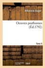 Oeuvres Posthumes Tome 5 - Book
