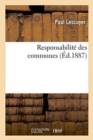 Responsabilit? Des Communes - Book