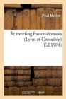 3e Meeting Franco-?cossais Lyon Et Grenoble - Book
