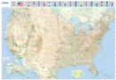 U.S.A. -Michelin rolled & tubed wall map Encapsulated : Wall Map - Book