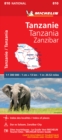 Tanzania & Zanzibar - Michelin National Map 810 : Map - Book