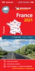 France 2021 - High Resistance National Map 792 : Maps - Book