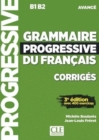 Grammaire progressive du francais - Nouvelle edition : Corriges (niveau ava - Book