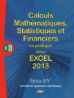 calculs mathematiques, statistiques et financiers avec excel 2013 : et vba - Book