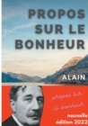 Propos sur le bonheur : Nouvelle edition 2022 - Book