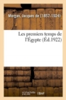 Les Premiers Temps de l'?gypte - Book