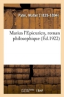 Marius l'Epicurien, Roman Philosophique - Book